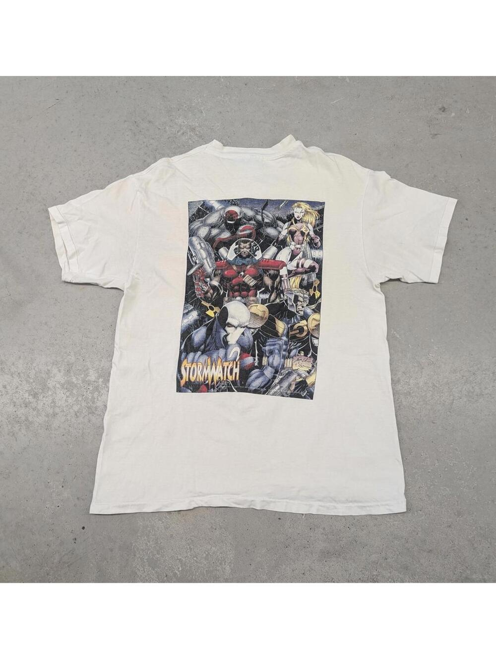 Vintage 90s Stormwatch DC Comics promo t-shirt